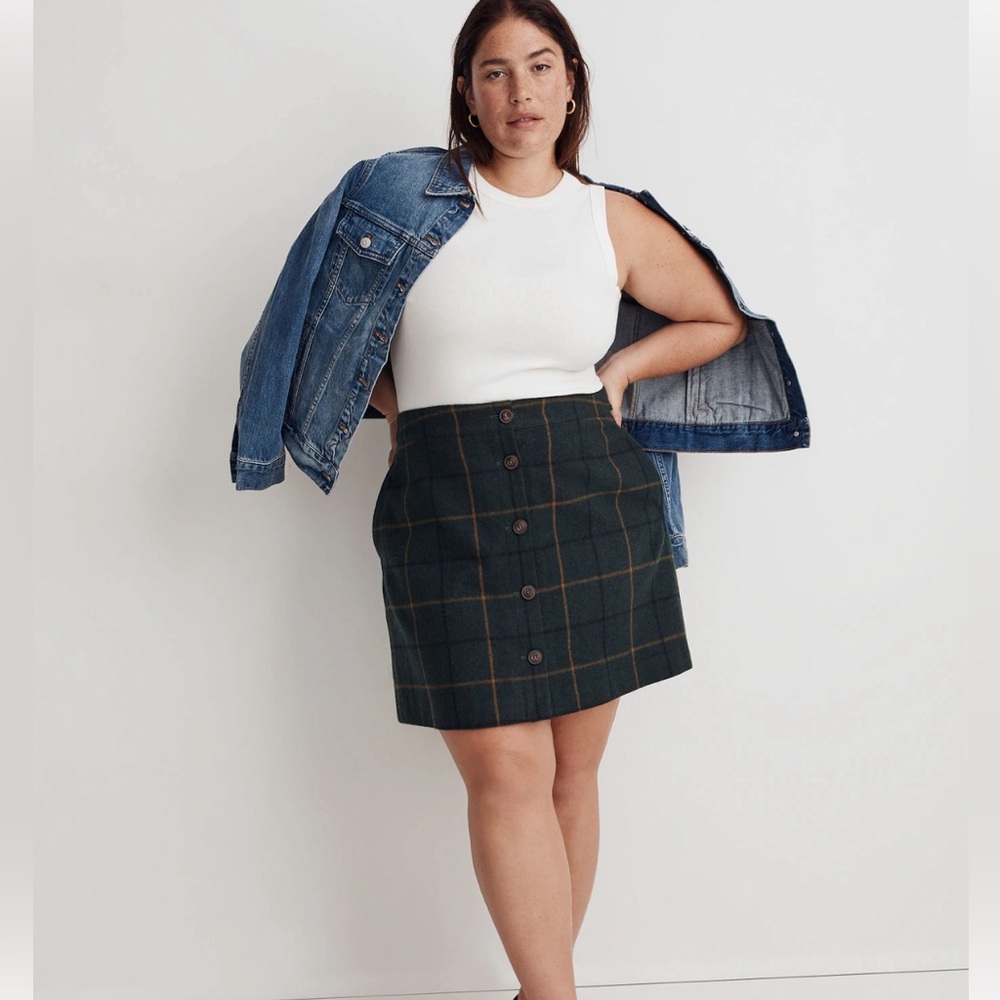 Madewell mini skirt size 14